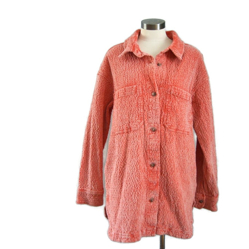 Urban Outfitters BDG Shacket Women's Orange Small